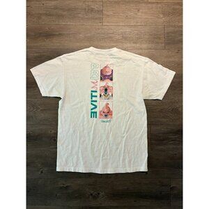 Dragon Ball Z Super Buu T-Shirt Men Large White Primitive Short Sleeve Crew Neck